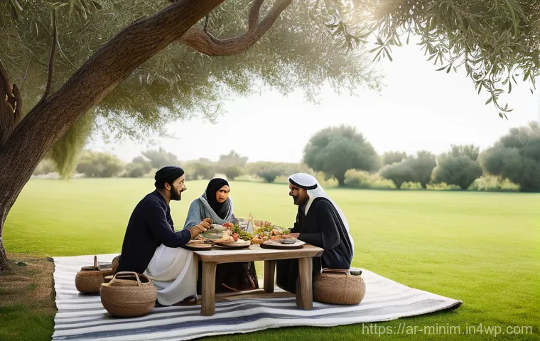 미니멀한 생활의 이점과 단점 비교 - **Prompt:** A serene and minimalist living room in a modern Arab home, bathed in soft, warm natural ...